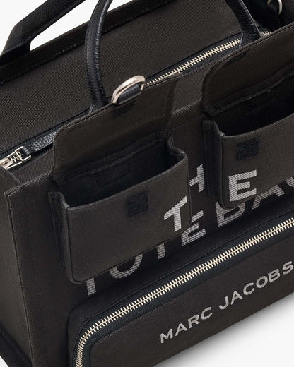 Marc Jacobs The Cargo Canvas Medium Tote Bag Black