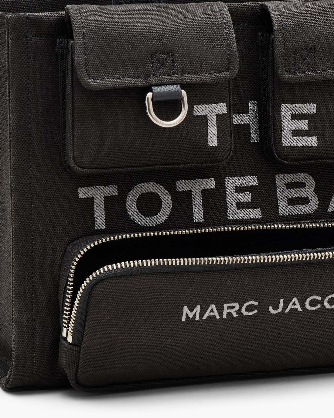 Marc Jacobs The Cargo Canvas Medium Tote Bag Black