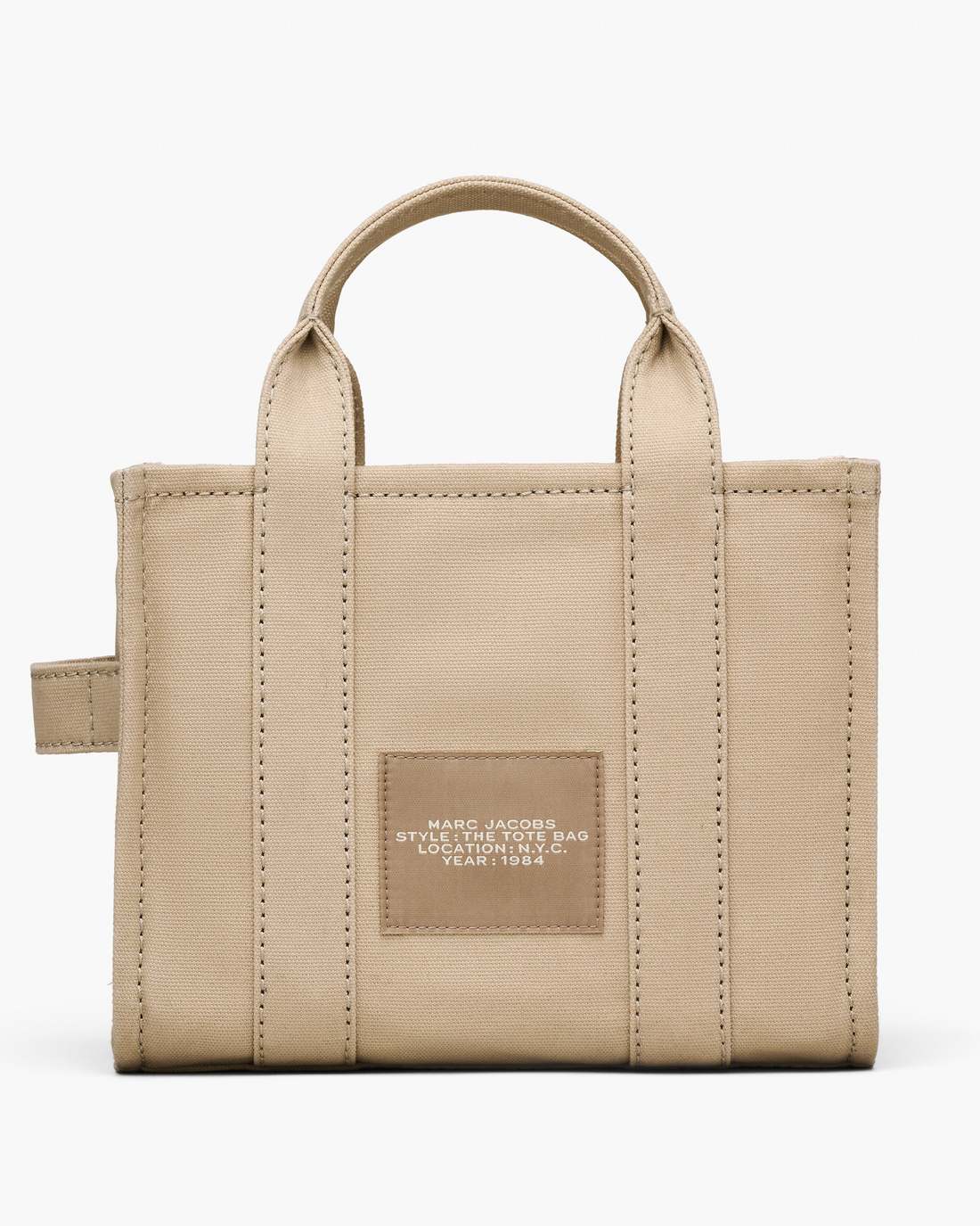 Marc Jacobs The Daisy Doodle Canvas Small Tote Bag Beige Multi