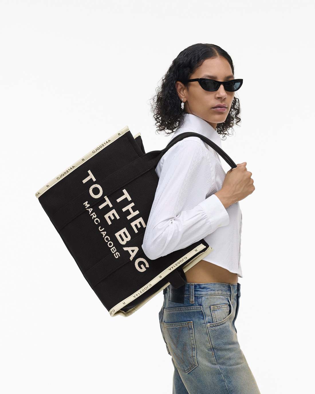 Marc Jacobs The Jacquard Large Tote Bag Black