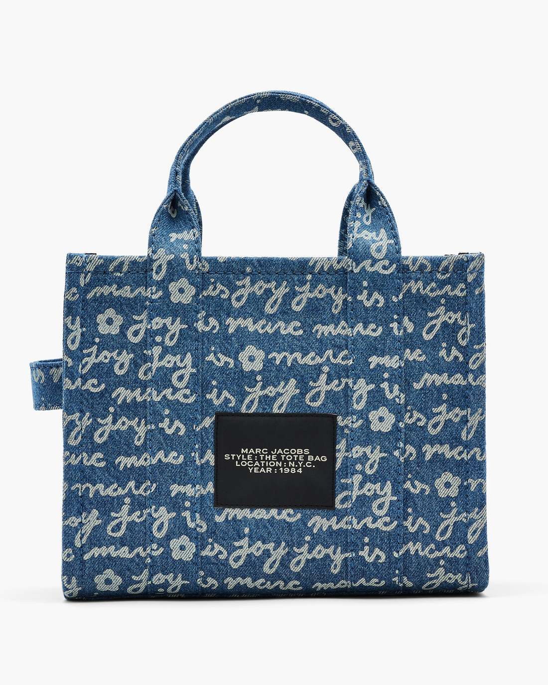 Marc Jacobs The Joy Denim Small Tote Bag Indigo Multi