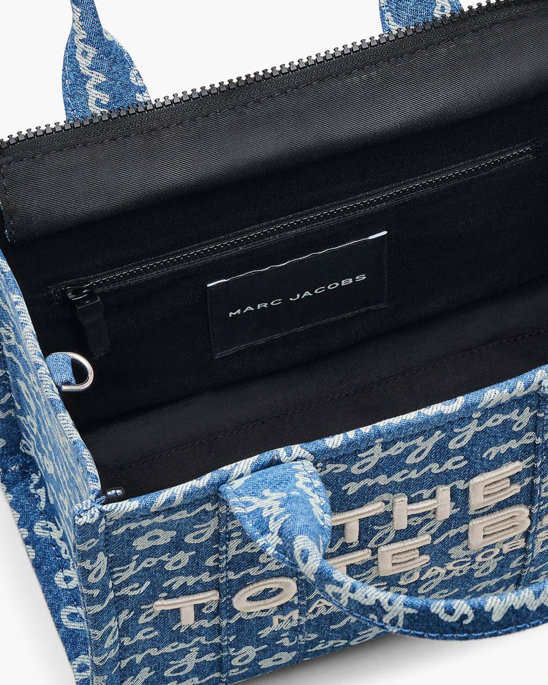 Marc Jacobs The Joy Denim Small Tote Bag Indigo Multi