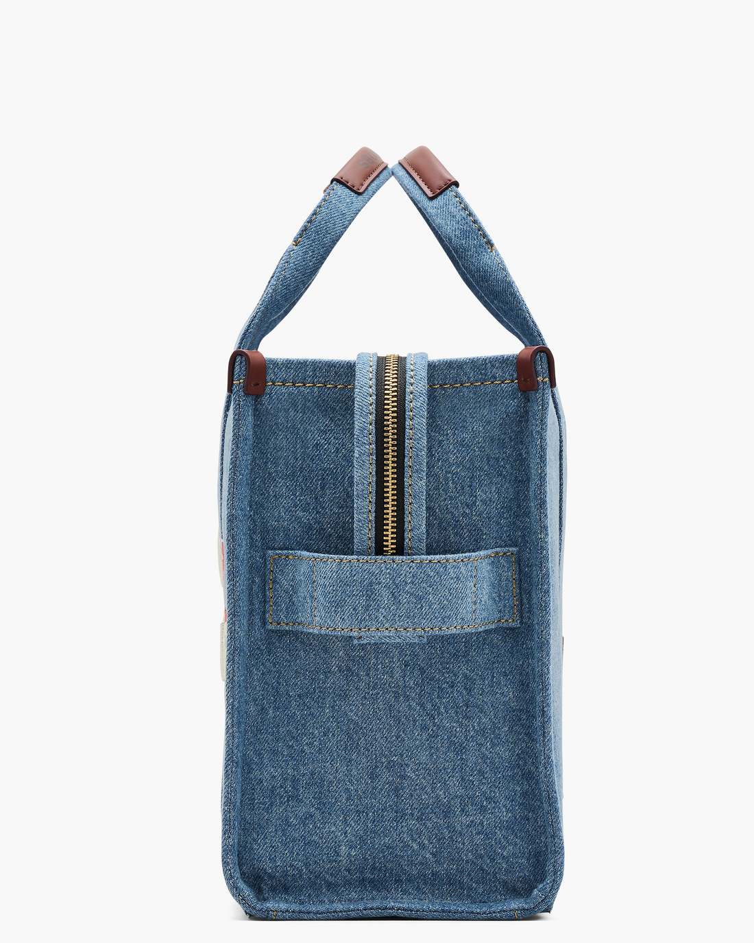 Marc Jacobs The A.P.C. X Marc Jacobs Denim Medium Tote Bag Washed Indigo
