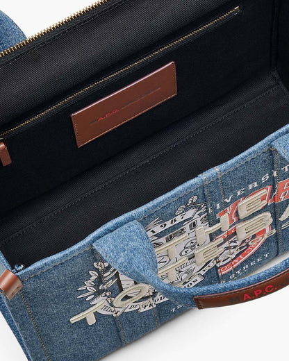 Marc Jacobs The A.P.C. X Marc Jacobs Denim Medium Tote Bag Washed Indigo