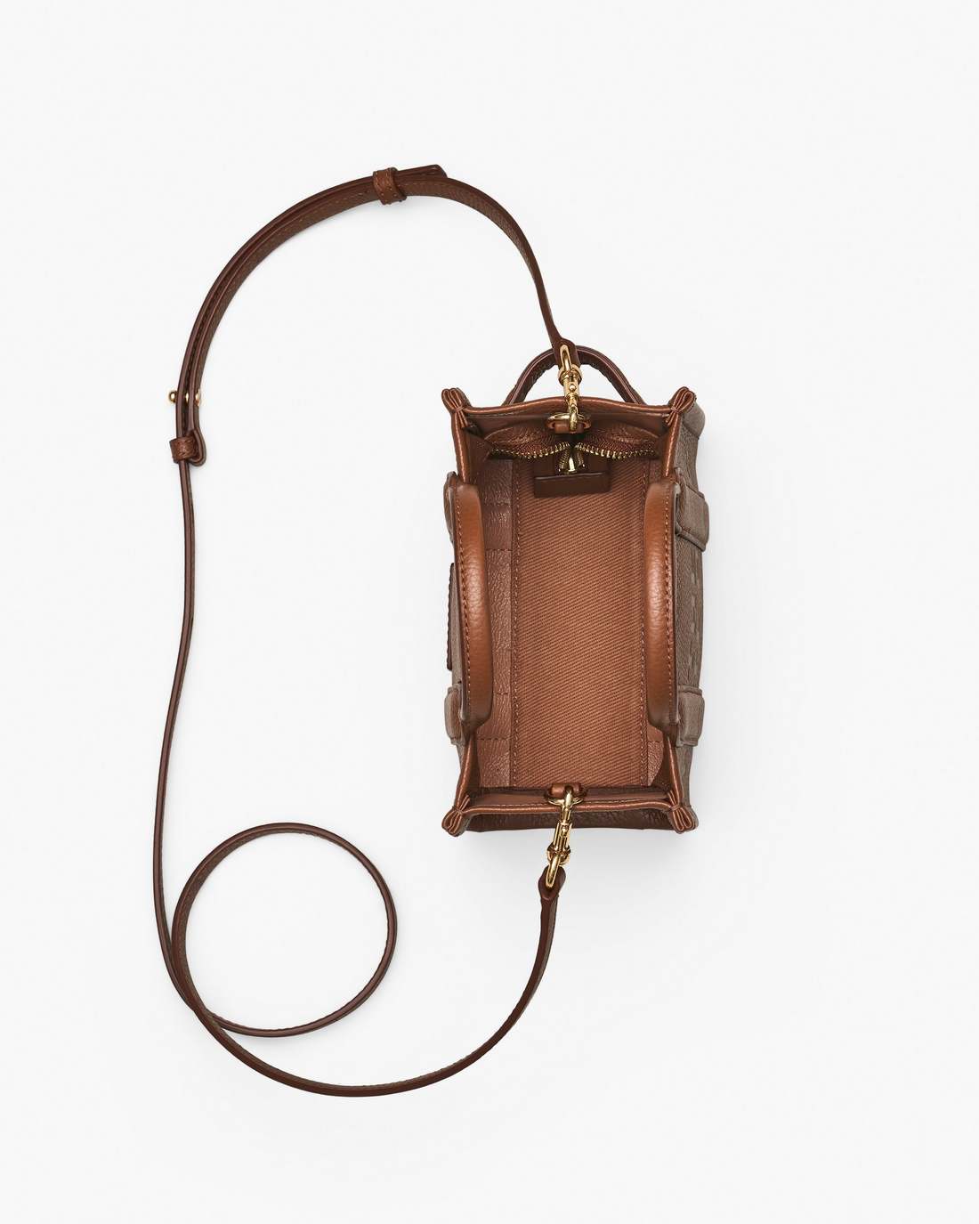Marc Jacobs The Leather Crossbody Tote Bag Argan Oil