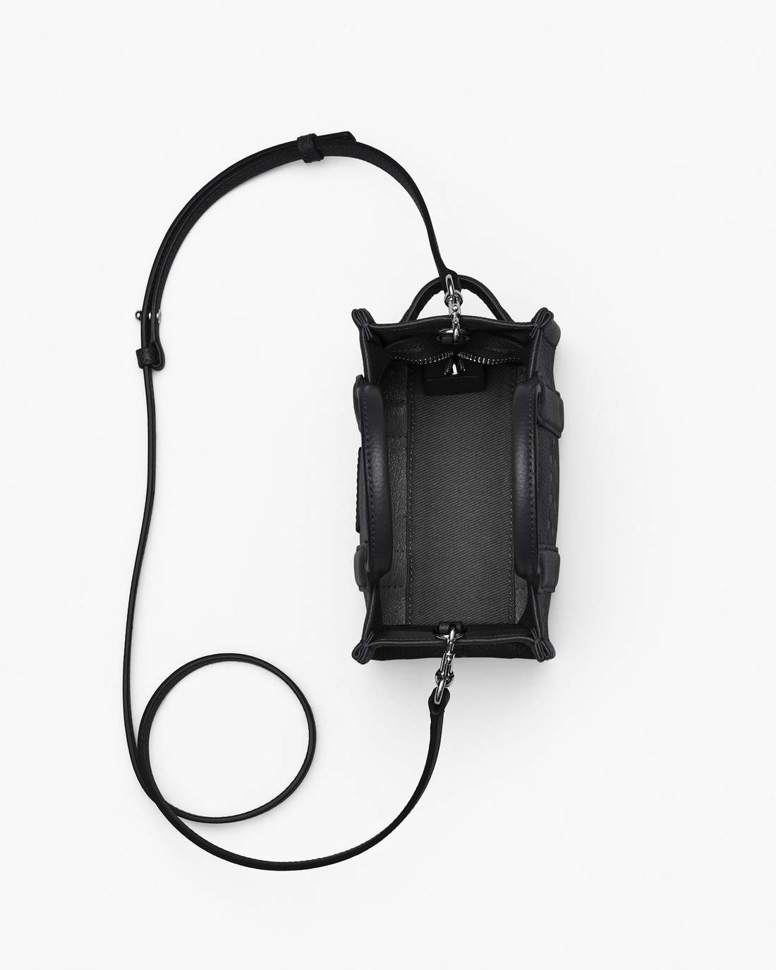 Marc Jacobs The Leather Crossbody Tote Bag Black