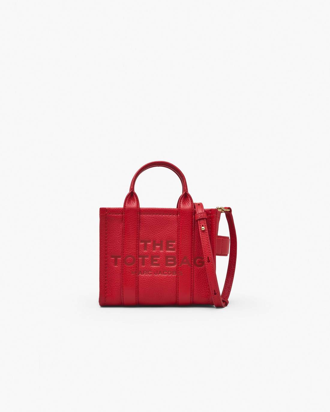 Marc Jacobs The Leather Crossbody Tote Bag True Red