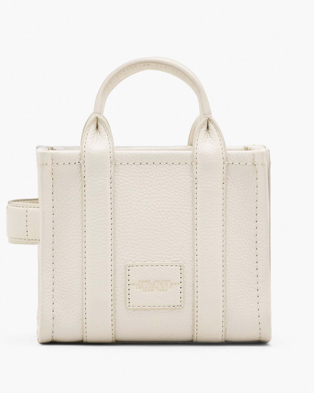 Marc Jacobs The Leather Crossbody Tote Bag Cotton/Silver
