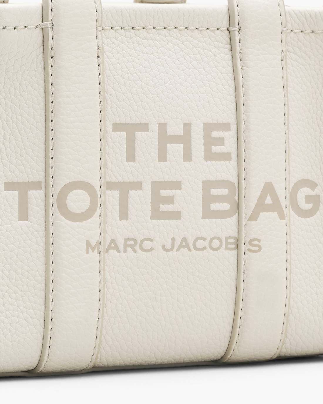 Marc Jacobs The Leather Crossbody Tote Bag Cotton/Silver