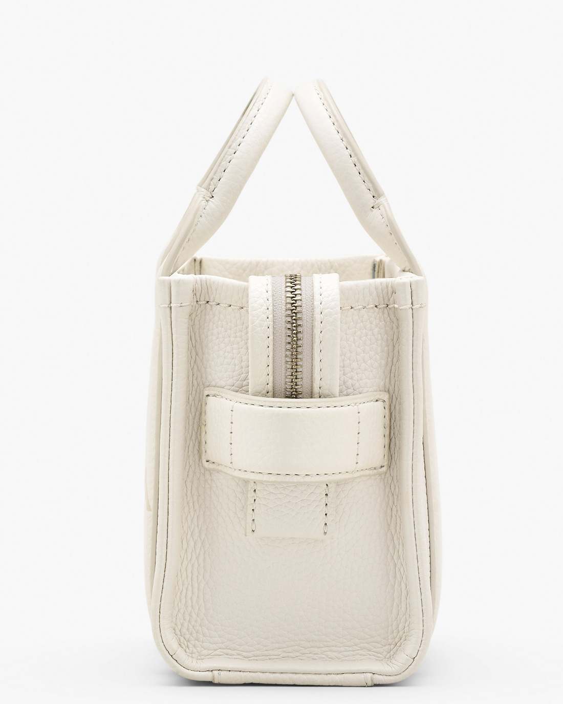 Marc Jacobs The Leather Crossbody Tote Bag Cotton/Silver