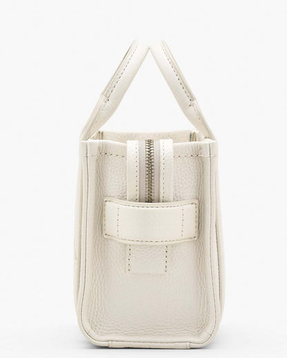 Marc Jacobs The Leather Crossbody Tote Bag Cotton/Silver