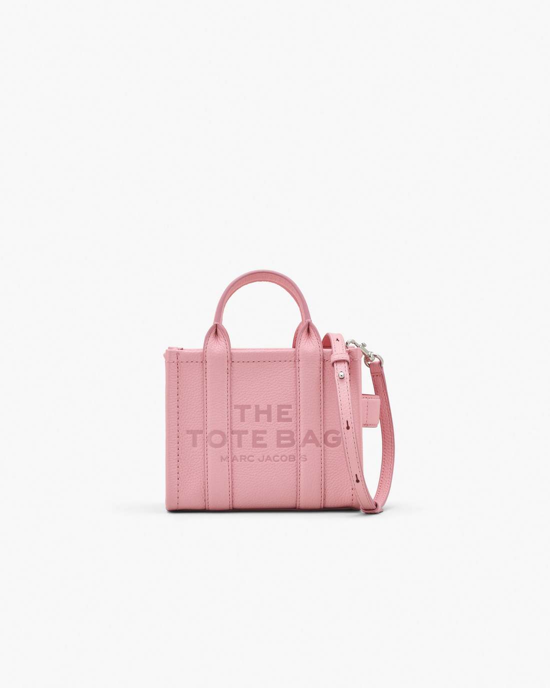 Marc Jacobs The Leather Crossbody Tote Bag Ribbon Pink