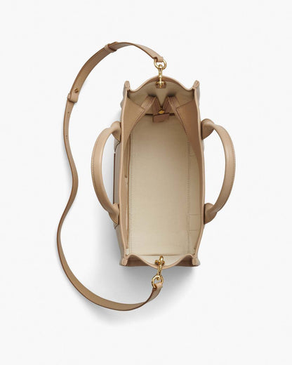 Marc Jacobs The Leather Medium Tote Bag Camel