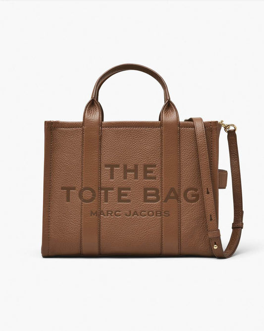 Marc Jacobs The Leather Medium Tote Bag Argan Oil