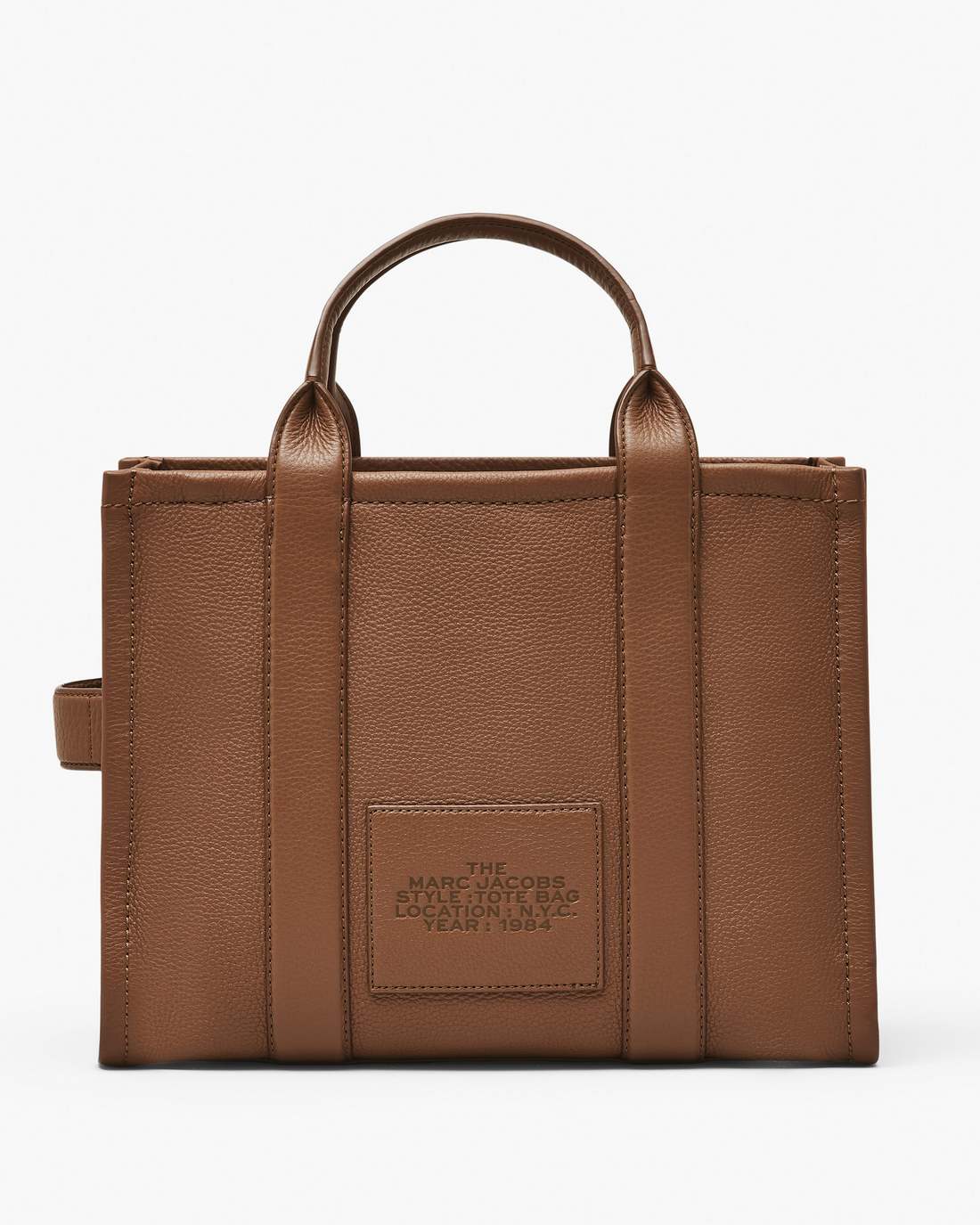 Marc Jacobs The Leather Medium Tote Bag Argan Oil