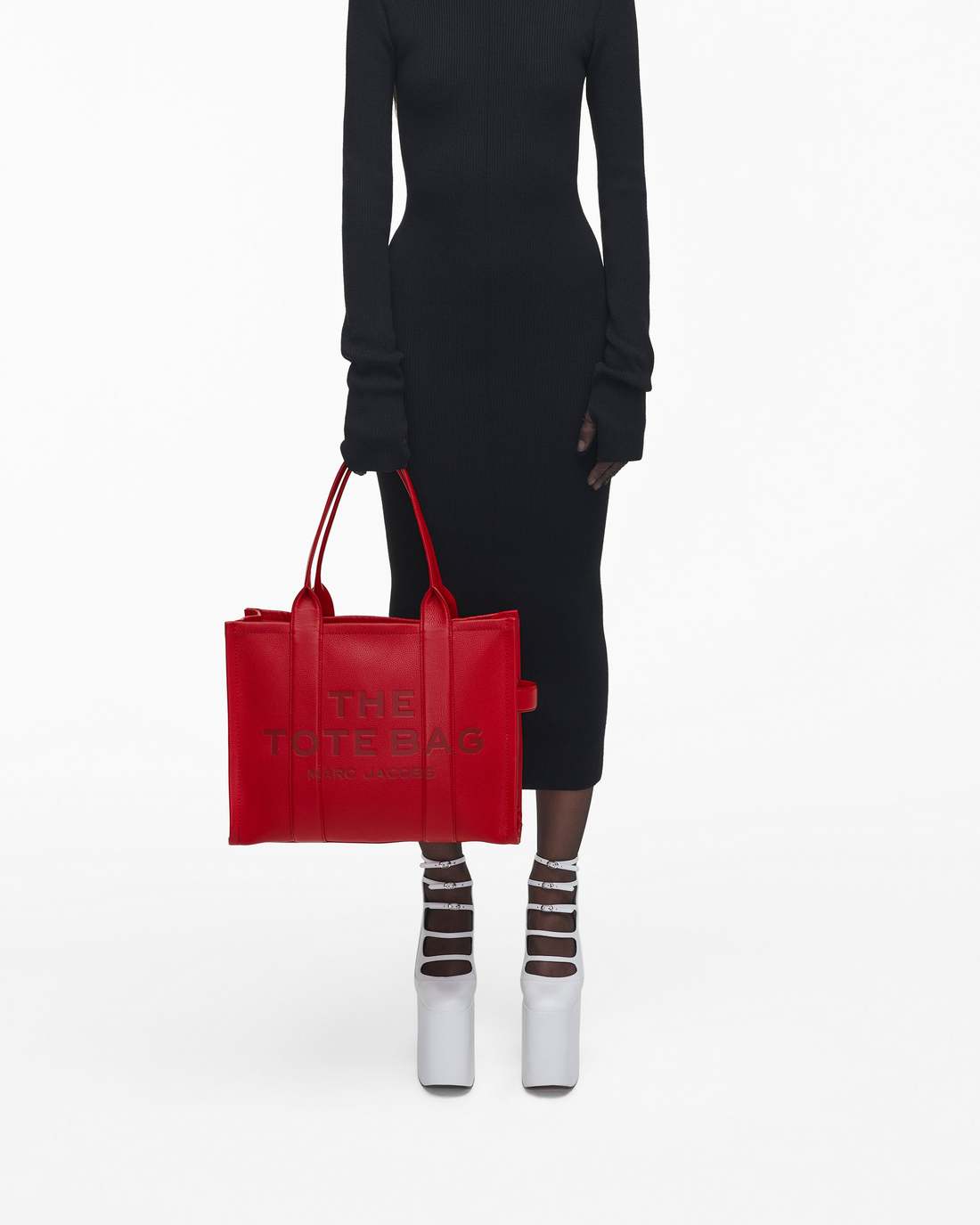 Marc Jacobs The Leather Large Tote Bag True Red