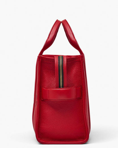 Marc Jacobs The Leather Medium Tote Bag True Red