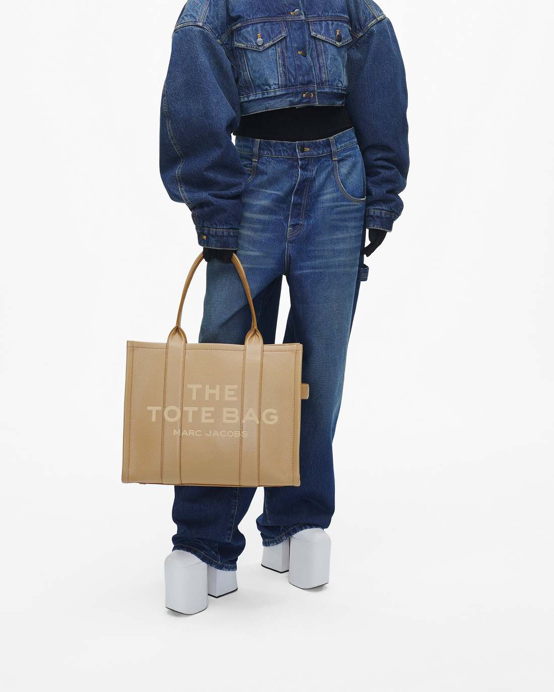 Marc Jacobs The Leather Large Tote Bag Camel