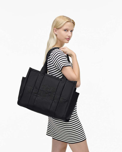 Marc Jacobs The Puffy Nylon Large Tote Bag Black