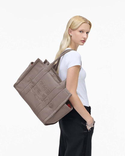 Marc Jacobs The Puffy Nylon Large Tote Bag Cement