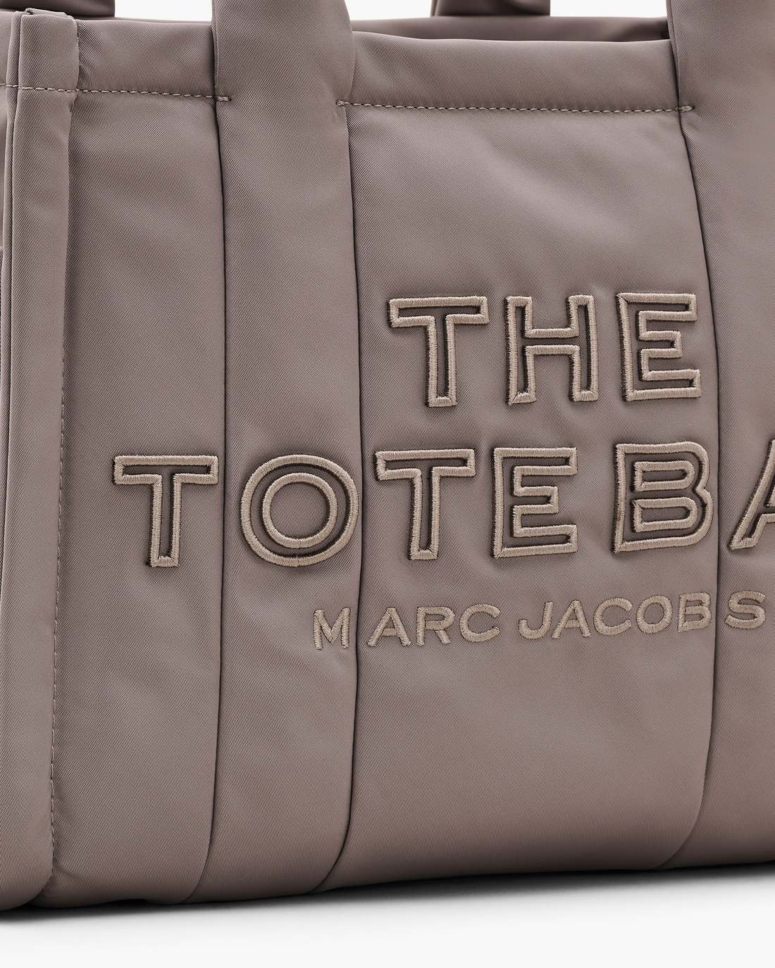 Marc Jacobs The Puffy Nylon Medium Tote Bag Cement