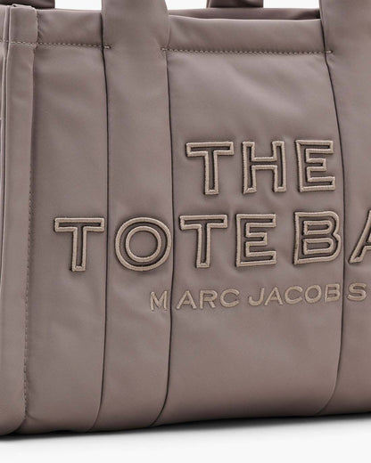 Marc Jacobs The Puffy Nylon Medium Tote Bag Cement