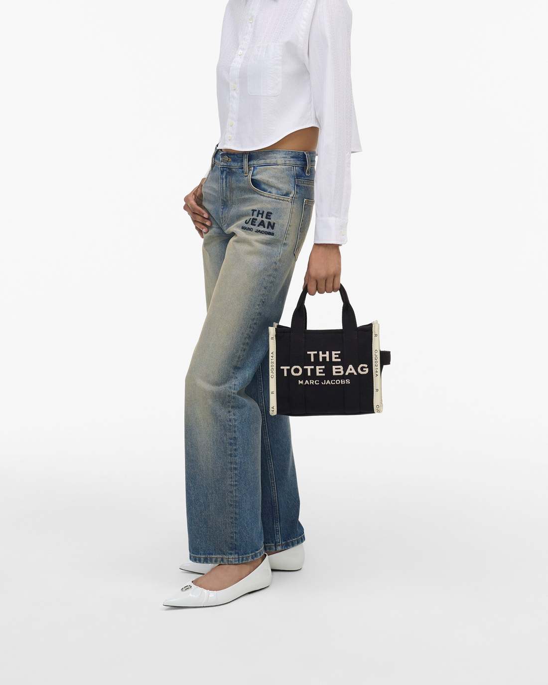 Marc Jacobs The Jacquard Small Tote Bag Black