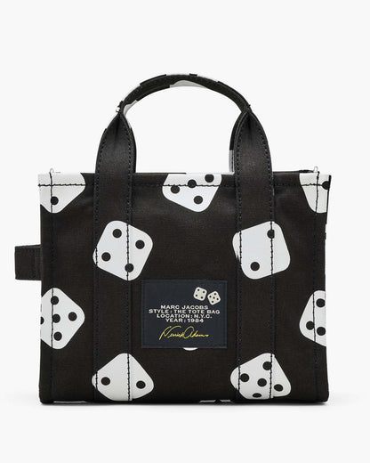 Marc Jacobs Derrick Adams X Marc Jacobs Canvas Small Tote Bag Black/White