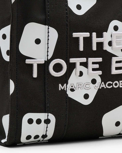 Marc Jacobs Derrick Adams X Marc Jacobs Canvas Small Tote Bag Black/White