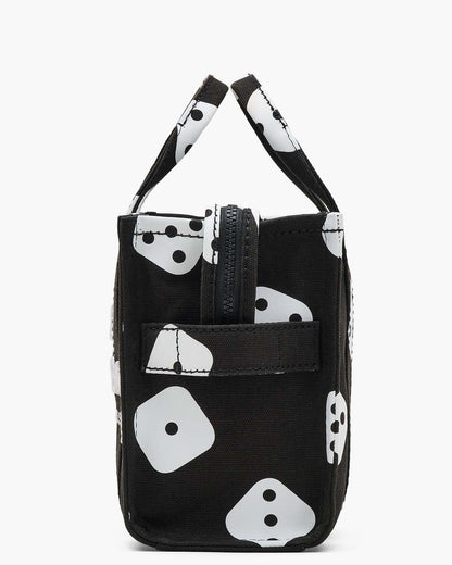Marc Jacobs Derrick Adams X Marc Jacobs Canvas Small Tote Bag Black/White