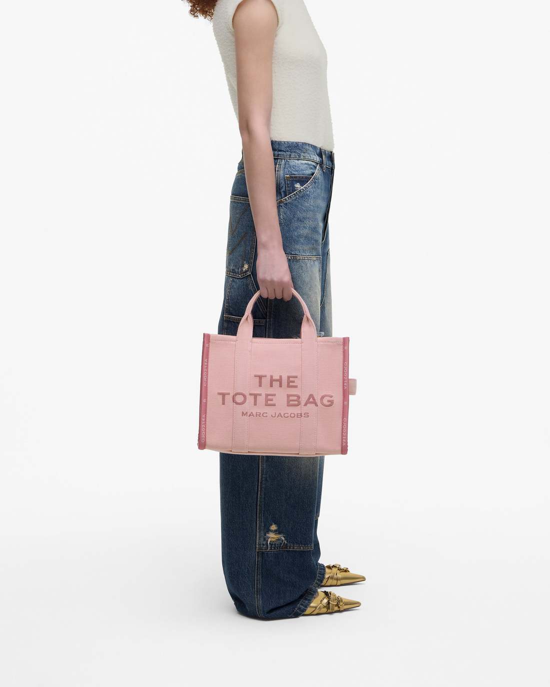 Marc Jacobs The Jacquard Medium Tote Bag Rose