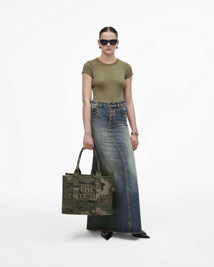 Marc Jacobs The Camo Jacquard Large Tote Bag Camo Multi