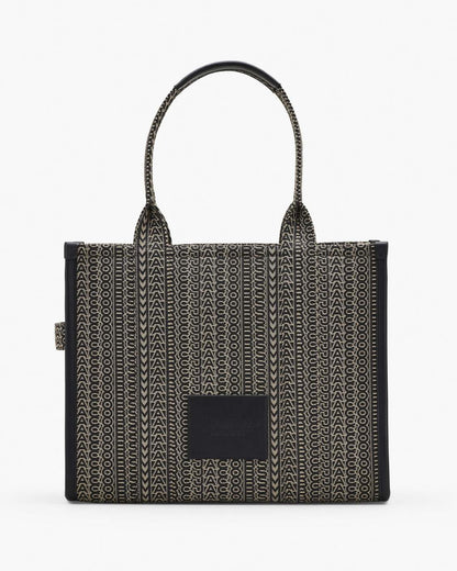 Marc Jacobs The Monogram Jacquard Large Tote Bag Beige Multi