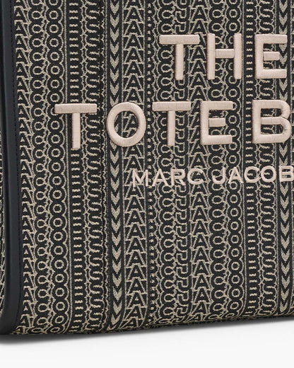 Marc Jacobs The Monogram Jacquard Large Tote Bag Beige Multi