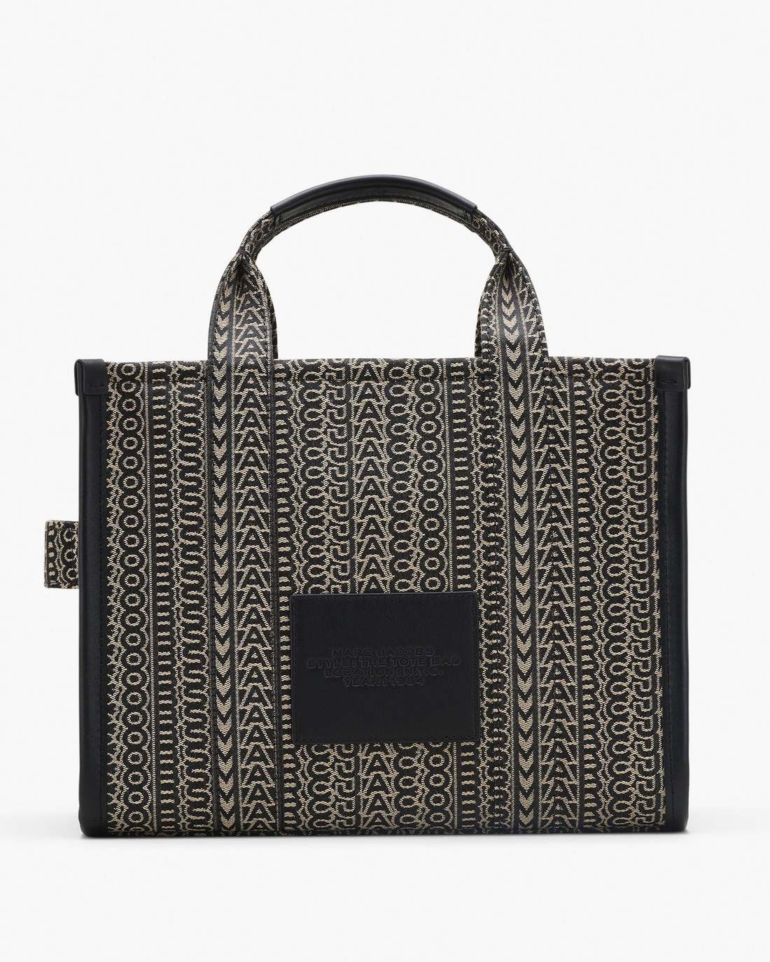 Marc Jacobs The Monogram Jacquard Medium Tote Bag Beige Multi