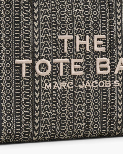 Marc Jacobs The Monogram Jacquard Medium Tote Bag Beige Multi