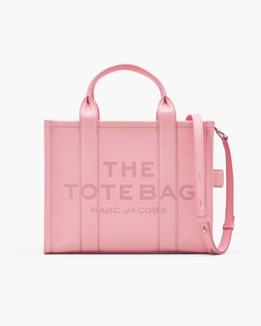 Marc Jacobs The Leather Medium Tote Bag Ribbon Pink