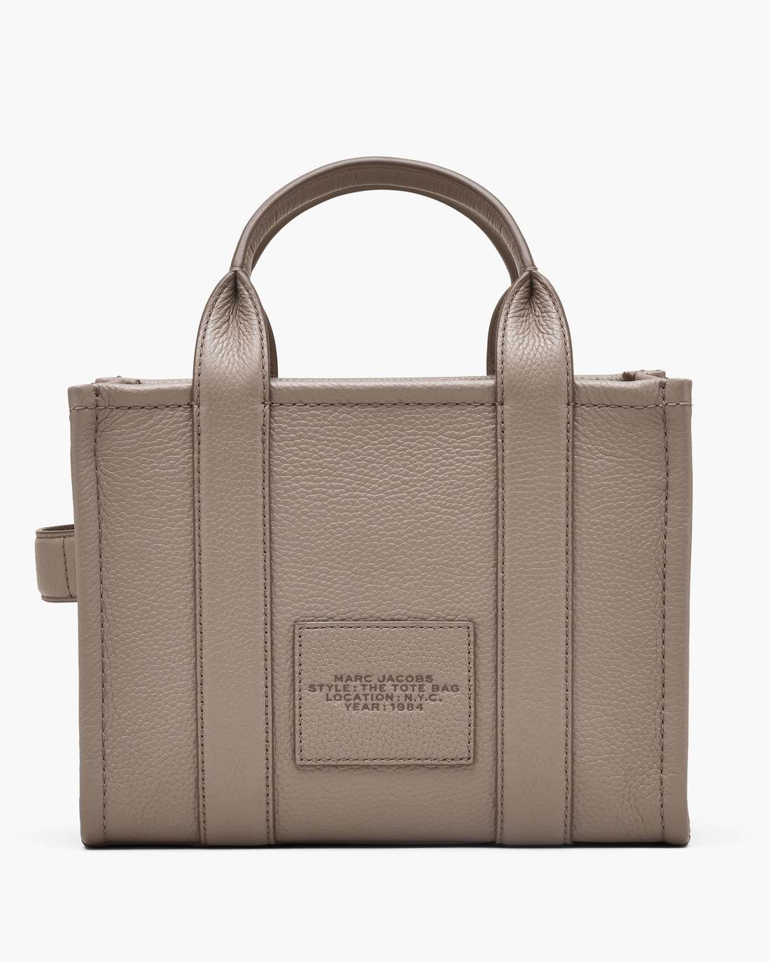 Marc Jacobs The Leather Small Tote Bag Cement