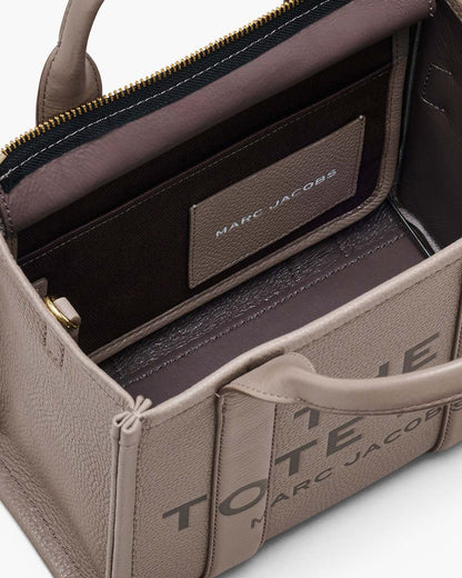 Marc Jacobs The Leather Small Tote Bag Cement