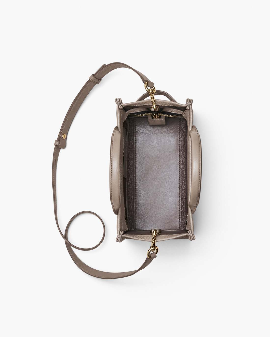 Marc Jacobs The Leather Small Tote Bag Cement