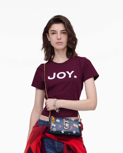 Marc Jacobs The Trinket Snapshot Convertible Shoulder Bag Navy Multi