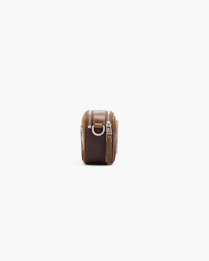 Marc Jacobs The Suede Patchwork Snapshot Brown Multi