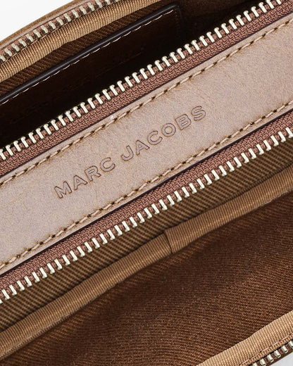 Marc Jacobs The Suede Patchwork Snapshot Brown Multi
