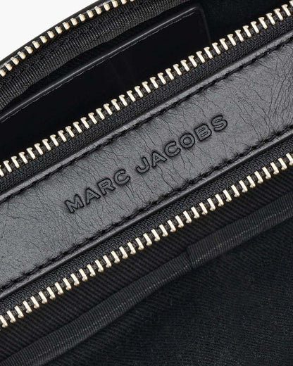 Marc Jacobs The Suede Patchwork Snapshot Black Multi
