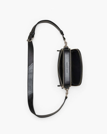 Marc Jacobs The Suede Patchwork Snapshot Black Multi