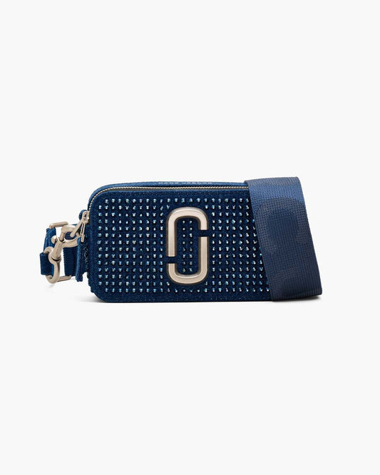 Marc Jacobs The Crystal Denim Snapshot Dark Wash Crystal