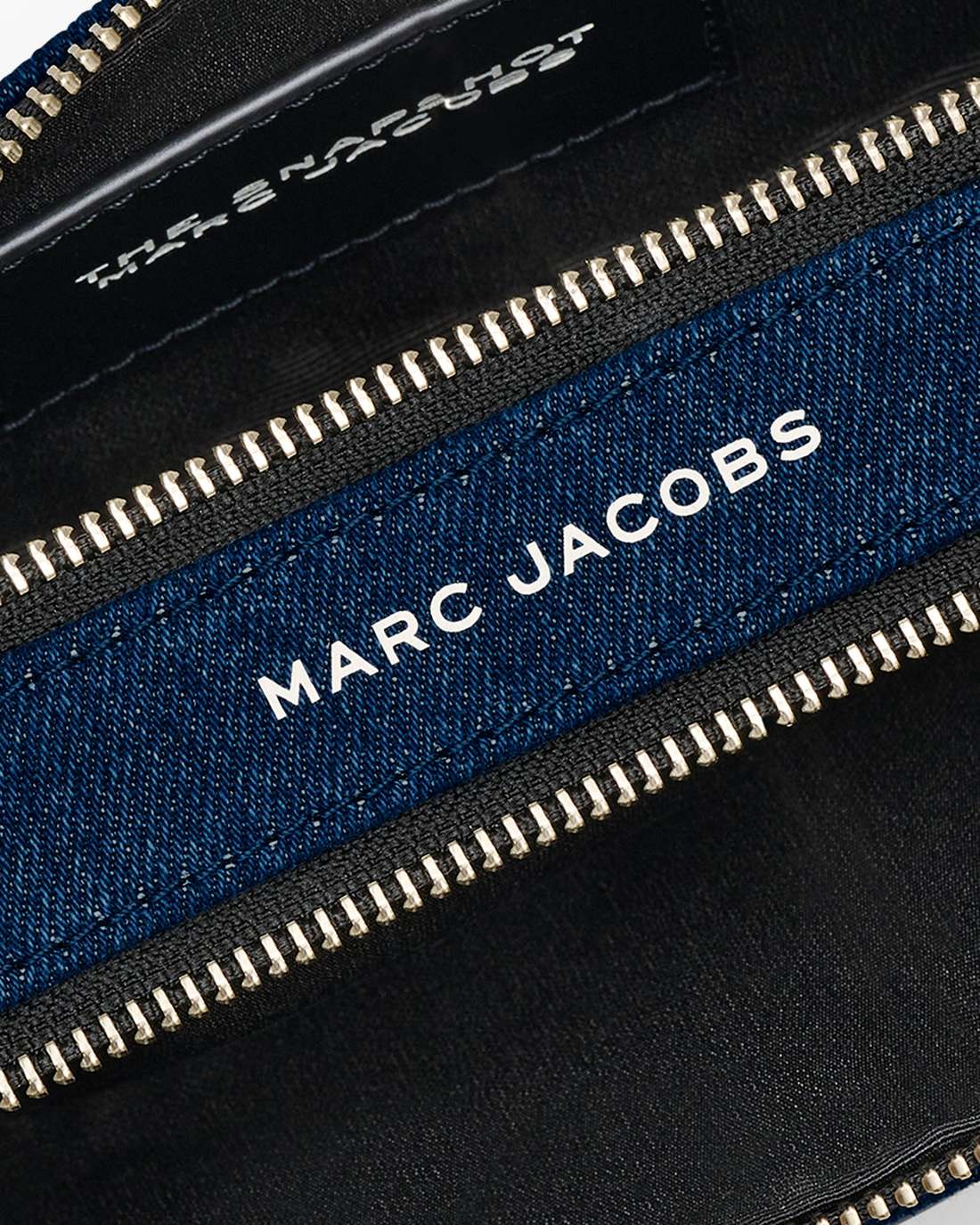 Marc Jacobs The Crystal Denim Snapshot Dark Wash Crystal