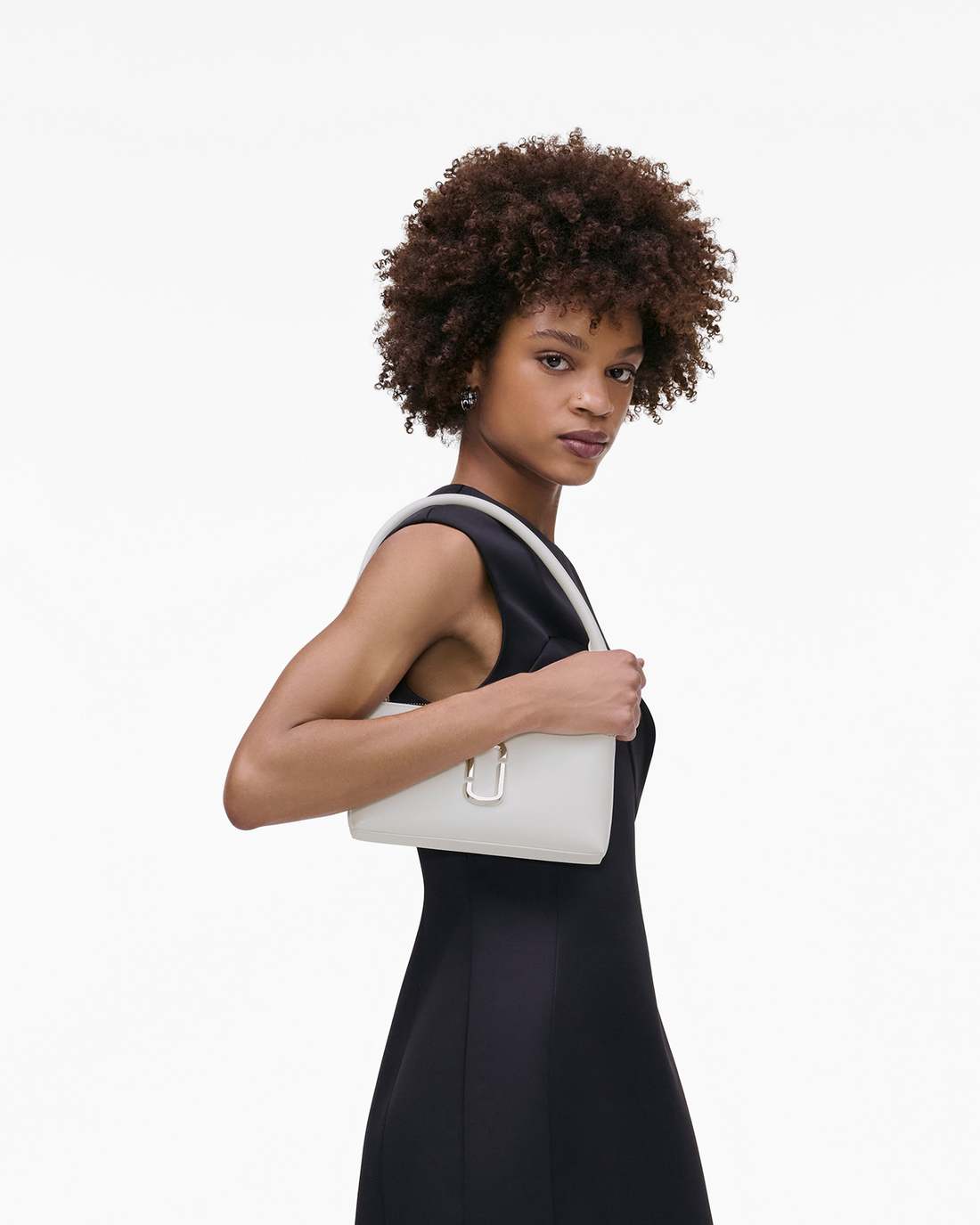 Marc Jacobs The Snapshot DTM Convertible Shoulder Bag White