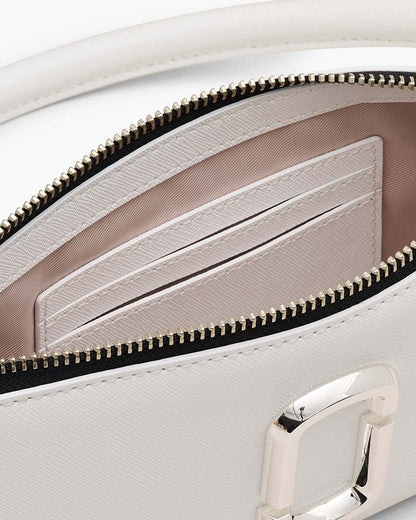 Marc Jacobs The Snapshot DTM Convertible Shoulder Bag White
