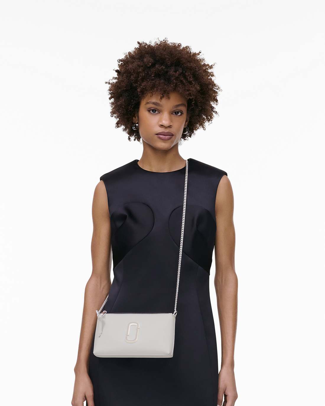 Marc Jacobs The Snapshot DTM Convertible Shoulder Bag White